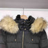 ザラ ZARA Puffer Coat 中綿 ロング ファー コート レディース import:S