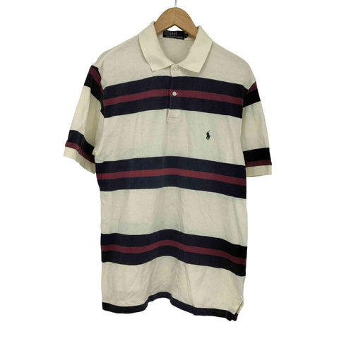 ポロバイラルフローレン Polo by RALPH LAUREN ポニー刺繍 半袖ポロシャツ メンズ import:L