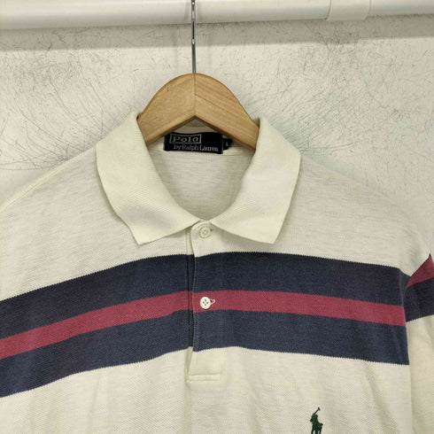 ポロバイラルフローレン Polo by RALPH LAUREN ポニー刺繍 半袖ポロシャツ メンズ import:L