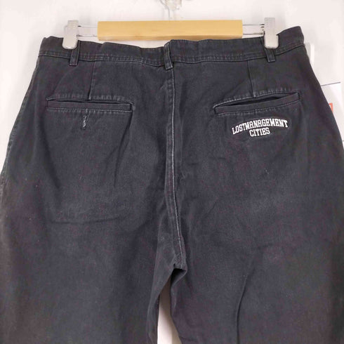 エルエムシー LMC LOSTMANAGEMENT CITIES刺繍 ワークパンツ メンズ JPN:M