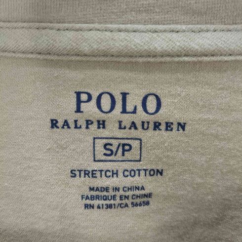 ポロラルフローレン POLO RALPH LAUREN STRETCH COTTON ポニー 刺繍 ポケット Tシャツ メンズ import:S