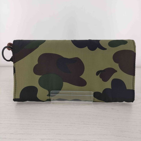 アベイシングエイプ A BATHING APE CAMO LONG WALLET メンズ