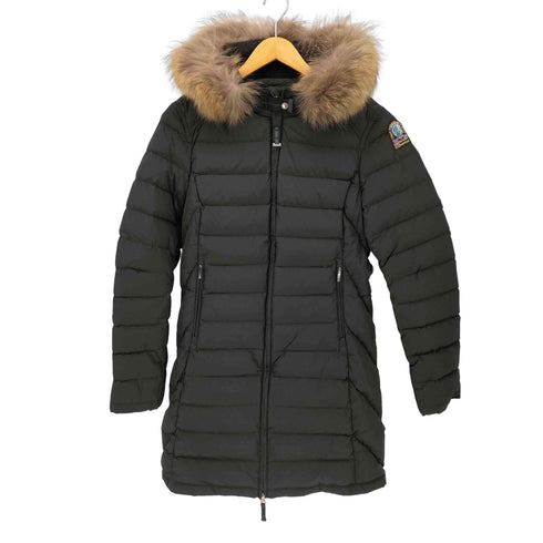 PARAJUMPERS ファーフード ダウン コート レディース import:L