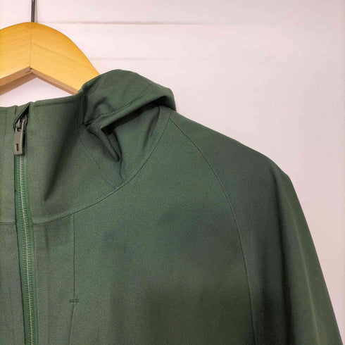 ユニクロ UNIQLO ブロックテックパーカー グリーン Lサイズ メンズ JPN:L