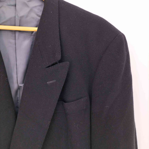 カシミヤ CASHMERE カシミヤ100 パワーショルダー ダブルブレスト テーラードジャケット メンズ ALL