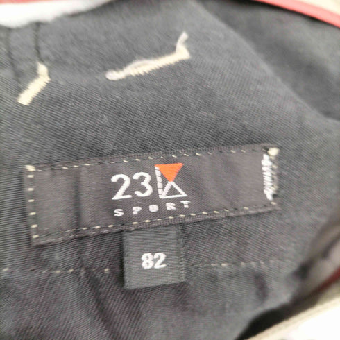ニジュウサンク 23区 SPORT 00s Y2K カーゴポケット マルチジップ ギミック ブーツカット パンツ メンズ 82