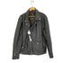 ザラ ZARA エコレザーダブルライダースジャケット メンズ import:XL