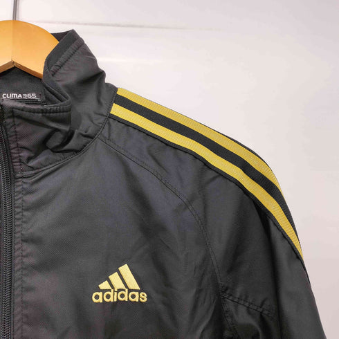 アディダス adidas 00s パフォーマンスロゴ 山型 刺繍 スリーストライプ トラックジャケット メンズ JPN:S
