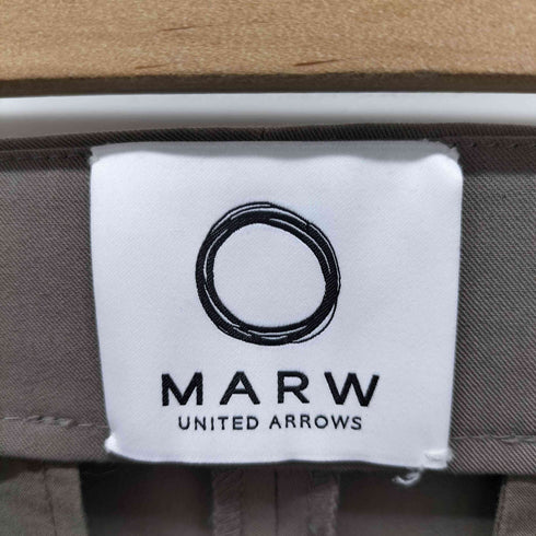 ユナイテッドアローズ UNITED ARROWS MARW マルゥ タック テーパード パンツ スラックス レディース JPN:36