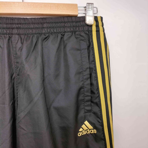 アディダス adidas 00s パフォーマンスロゴ 山型 刺繍 スリーストライプ ストレート トラックパンツ メンズ JPN:M