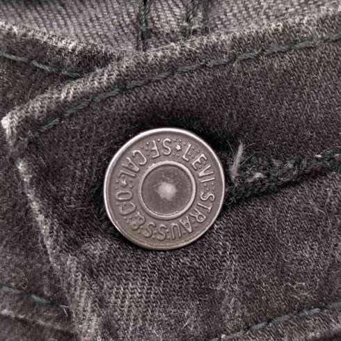 リーバイス Levis 511 後染め ブラック スリム フィット デニム パンツ メンズ W29 L32