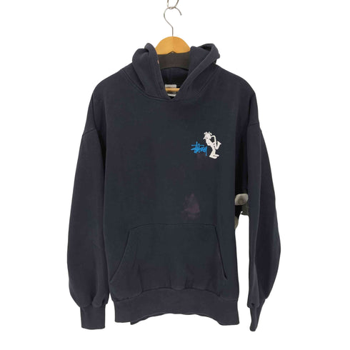 ステューシー Stussy 90s made in usa プリントプルオーバーパーカー メンズ JPN:L