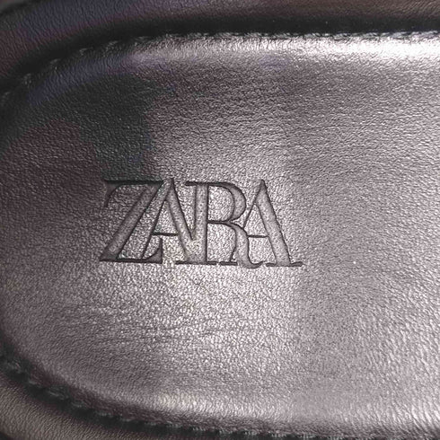ザラ ZARA レザーアンクルブーツ メンズ 43