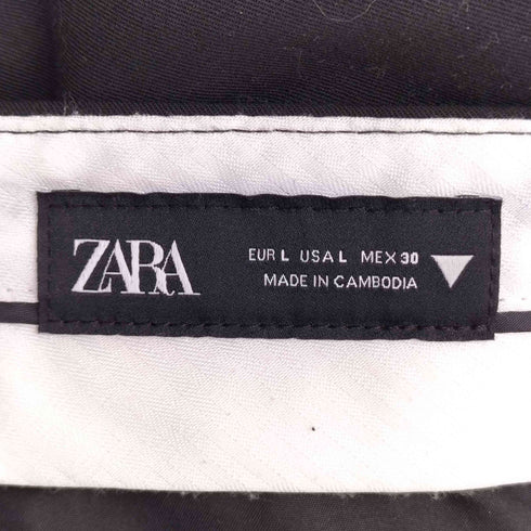 ザラ ZARA TROUSERS WITH DOUBLE PLEAT メンズ US L