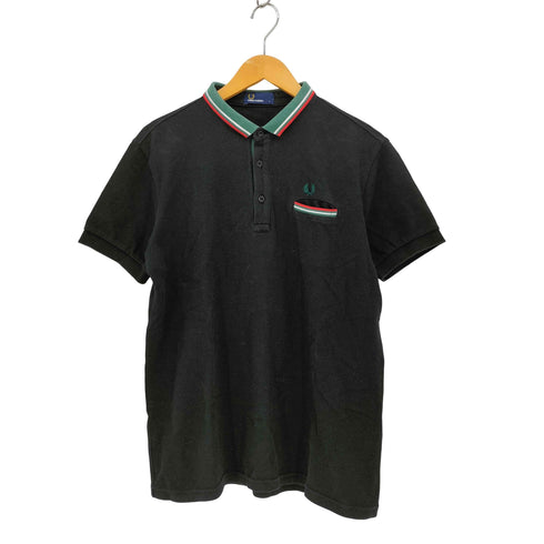 フレッドペリー FRED PERRY 鹿の子 チップライン クレリック ポケット ポロシャツ メンズ import:L