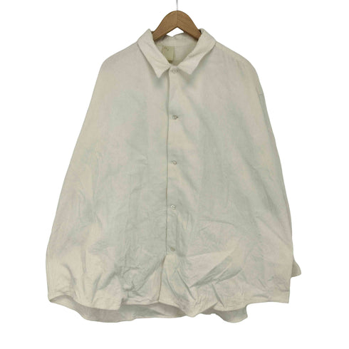 エヌハリウッド N.HOOLYWOOD cotton fat coads open colar shirt メンズ US:38
