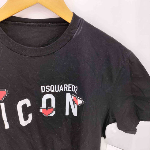 ディースクエアード DSQUARED2 アイコンハート クルーネックTシャツ メンズ S