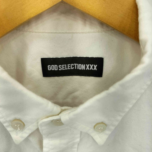 ゴッドセレクショントリプルエックス GOD SELECTION XXX 刺繍ボタンダウンシャツ メンズ M