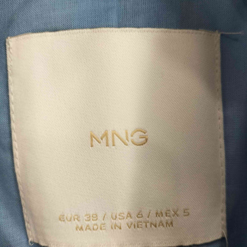マンゴー MNG リネンブレザー テーラードジャケット レディース EUR:38