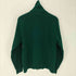 ORLON ACRYLIC 70S スエード コンビ ドライバーズ ニット フルジップ ハイネック セーター TALON ジップ ユーロ vintage ヴィンテージ メンズ import:M