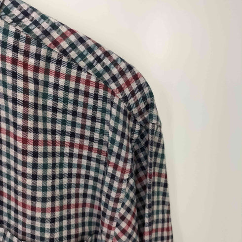 ランズエンド LANDS END Viyella ウールチェックBDシャツ メンズ JPN:L