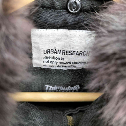 アーバンリサーチ URBAN RESEARCH ファー付き クロップド丈 ボンバージャケット MA-1 レディース FREE