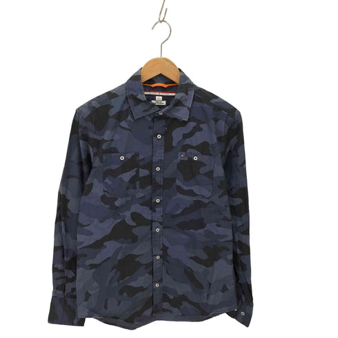 トミーヒルフィガー TOMMY HILFIGER 迷彩L/Sシャツ メンズ JPN:M