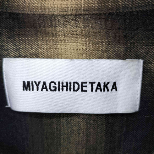 MIYAGIHIDETAKA オンブレチェックシャツ メンズ JPN:2
