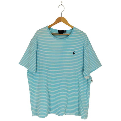 ポロラルフローレン POLO RALPH LAUREN CLASSIC FIT ポニー刺繍 ボーダー柄 カットソー メンズ import:XL