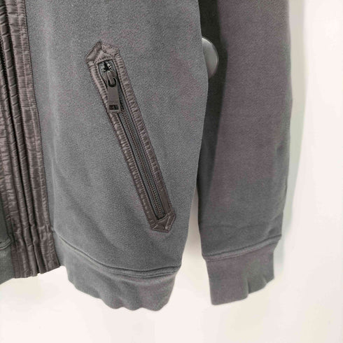 バーバリーブラックレーベル BURBERRY BLACK LABEL 襟裏ボア スウェットトラックジャケット メンズ JPN:2