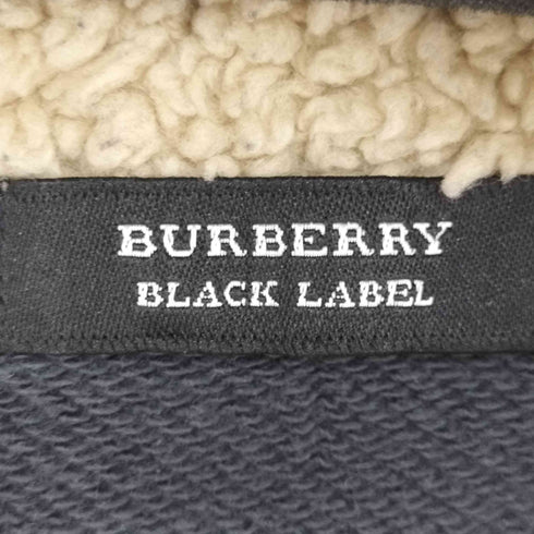 バーバリーブラックレーベル BURBERRY BLACK LABEL 襟裏ボア スウェットトラックジャケット メンズ JPN:2