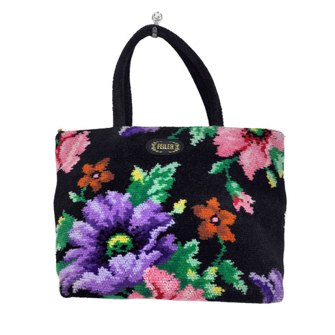 フェイラー FEILER ボタニカル柄 ジャガードハンドバッグ レディース