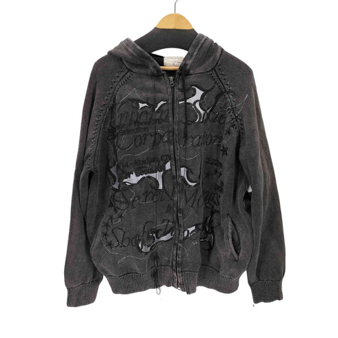 UNBORN SOCIETY Corporation 7gg Knit Hoodie メンズ import:XL