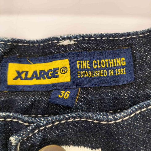 エクストララージ XLARGE バックプリント デニムハーフ パンツ メンズ FR:36-38