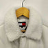 トミージーンズ tommy jeans 両面 ロゴ ナイロン ボア 切り替え コート メンズ import:M