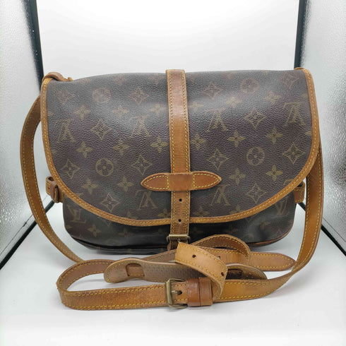 ルイヴィトン LOUIS VUITTON ソミュール モノグラム ショルダー バッグ レディース