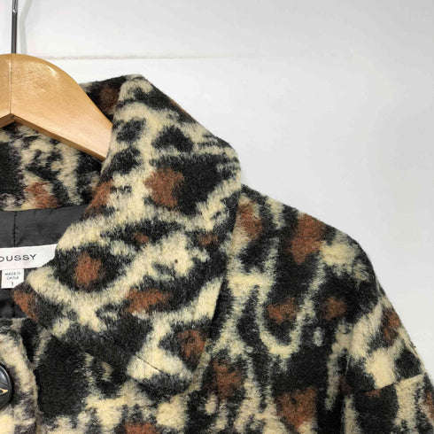 マウジー moussy BACK TUCK A LINE COAT レオパード レディース JPN:1