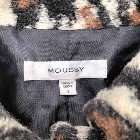 マウジー moussy BACK TUCK A LINE COAT レオパード レディース JPN:1