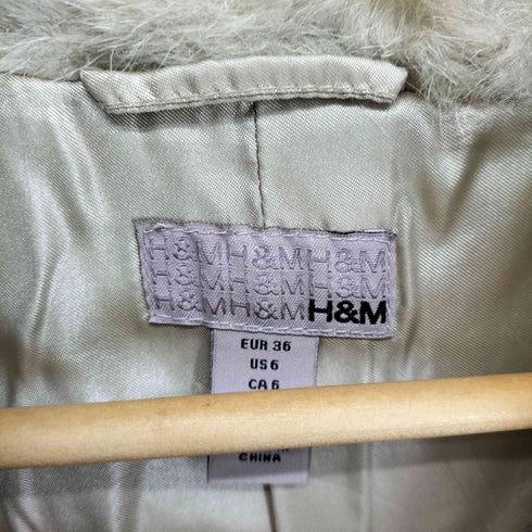 エイチアンドエム H&M フェイクファージャケット レディース EUR36
