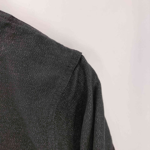 Dapper's ダッパーズ ブラック シャンブレー ワーク ジャケット ボールチェーンジップ メンズ 36