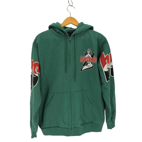 ヒステリックグラマー HYSTERIC GLAMOUR HYS FLARE LOGO パーカー メンズ JPN:XL