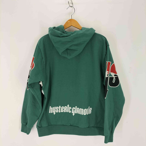 ヒステリックグラマー HYSTERIC GLAMOUR HYS FLARE LOGO パーカー メンズ JPN:XL
