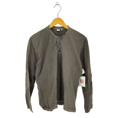 アスペジ ASPESI コットン ヘンリーネック 長袖ポロシャツ レディース import:M