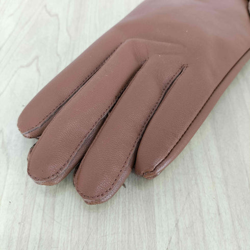 FIRST PURE lamb leather リボンデザイン レザーグローブ レディース FREE