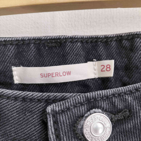 リーバイス Levis SUPERLOW ルーズジーンズ ワイド デニム パンツ レディース W28 L30