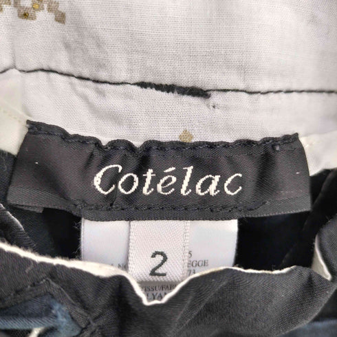COTELAC レイヤード マルチポケット コットンパンツ レディース 2