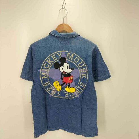 VUENA VISTA CLUB キャラクタープリント ハーフジップ デニムシャツ talonジップ メンズ JPN:M