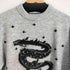 ザラ ZARA Grupo Inditex ドラゴンニットセーター レディース import:XS