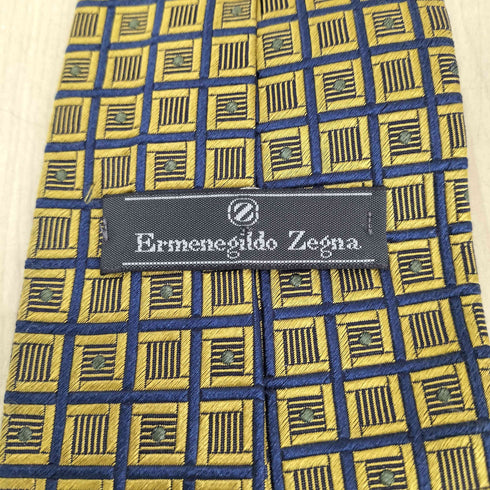 エルメネジルドゼニア Ermenegildo Zegna 総柄シルクネクタイ メンズ