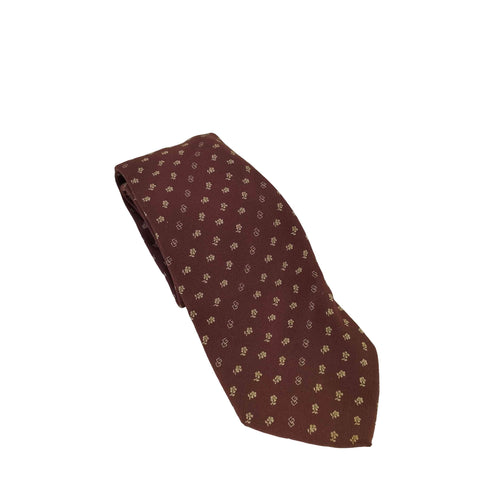 ジバンシィ GIVENCHY Pure Silk 総柄ネクタイ メンズ